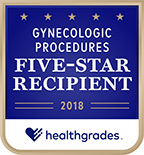 Healthgrades 5-Star Recipient for Gynecologic Procedures