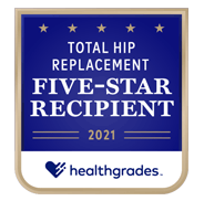 Healthgrades 5-Star Total Hip Replacement Award