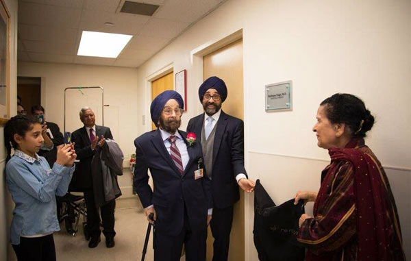 The Harbhajan Singh, MD Medical Library Dedication