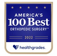America’s 100 Best Hopsitals for Orthopedic Surgery by Healthgrades