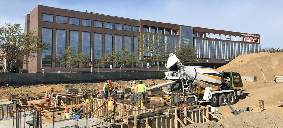 Construction at Mount Sinai South Nassau